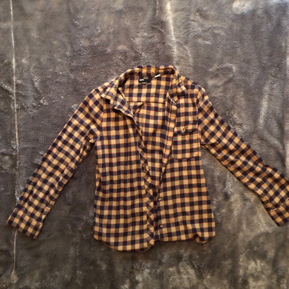 Anthropology flannel button up